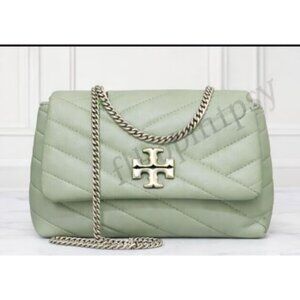 ADORABLE!!  AUTHENTIC TORY BURCH SAGE GREEN KIRA HANDBAG